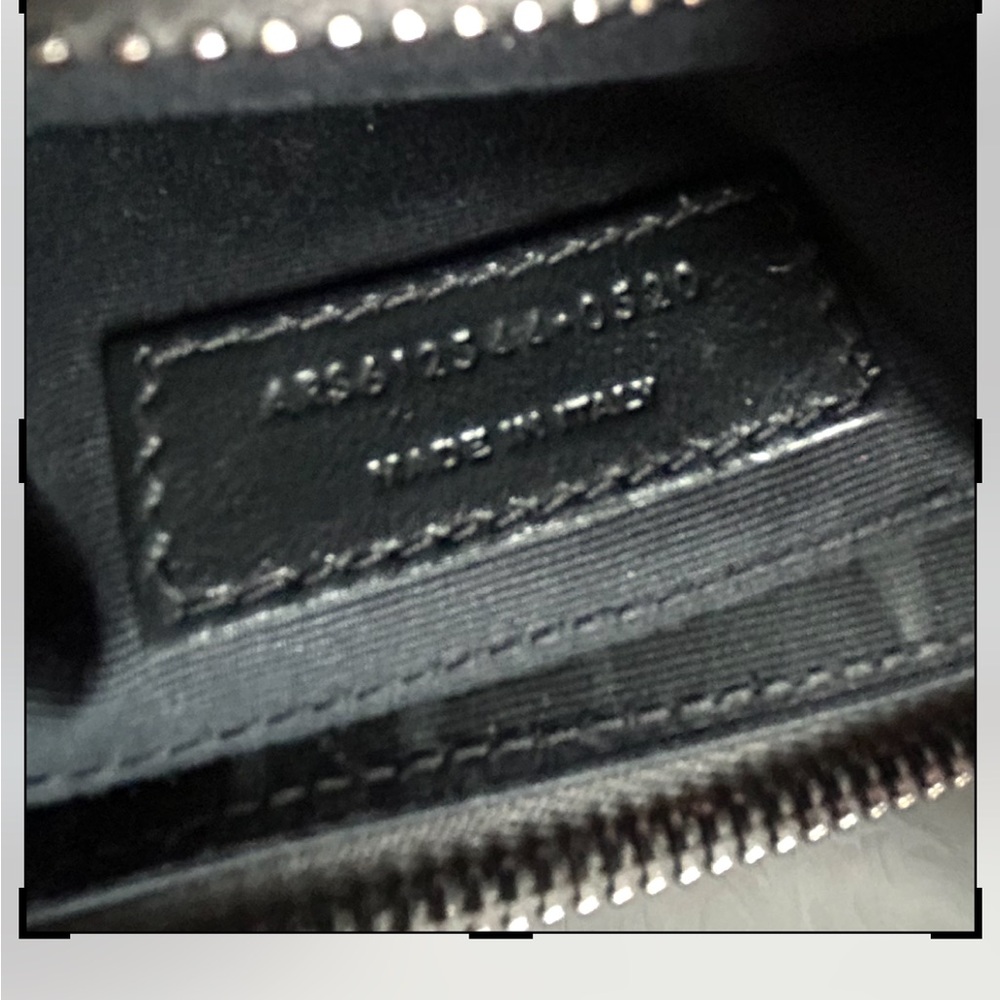 Authentic Saint Laurent Lou Camera Bag in Gray chevron quilted leather - Picture 10 of 13